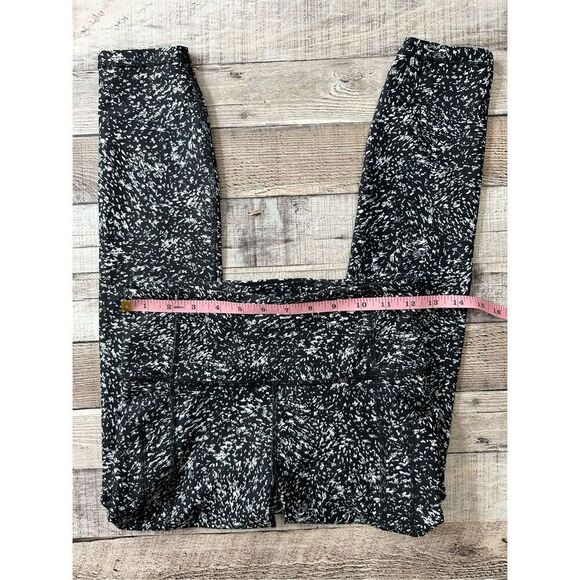 Athleta Ultimate Stash Pocket 7/8 Tight Static Black White | Size small - Picture 4 of 8